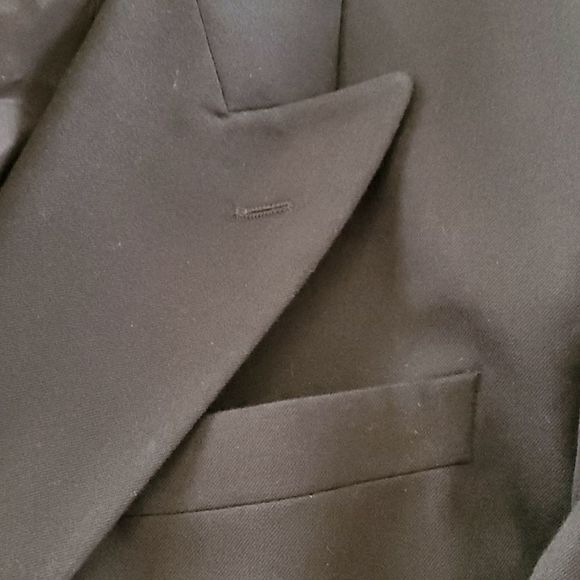 EUC Stefano Ricci Mens Wool Blazer Dress Suit Jacket Coat Lined Size IT 56 Black - Picture 10 of 10